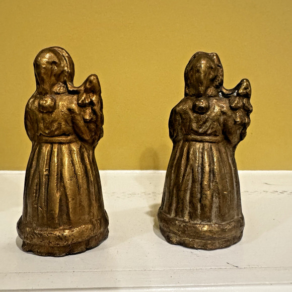 Vintage Bombay Company 2 Brass Victorian Santa Stocking Holder Christmas 1993 - Picture 5 of 15